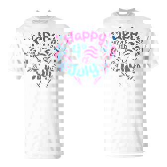 7月4日 花火監督 おかしな家族花火 Tシャツ - Kawaiitshirt