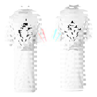 7月4日アメリカ独立記念日戦闘機ジェットクールグラフィック Tシャツ - Kawaiitshirt