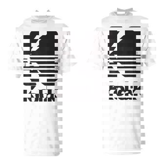 80年代ヴィンテージコダックロゴ ブラック Tシャツ - Kawaiitshirt