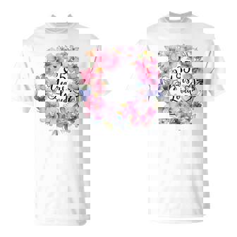 85年間愛されている 85歳の誕生日 花のリースと蝶 Tシャツ - Kawaiitshirt