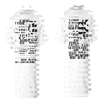 93歳の誕生日 男性 女性 面白い 93歳 Tシャツ - Kawaiitshirt