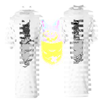 Adorable Chaton De Poche Pour Chat T-Shirt - Cadeauxyz