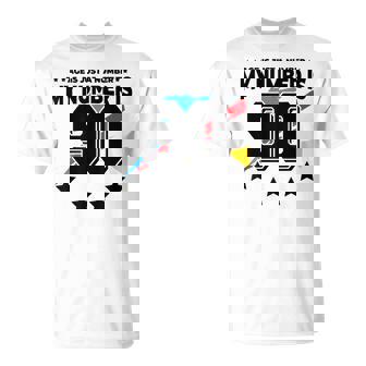 Age Is Just Number スポーツ 90歳 面白い 90歳の誕生日 Tシャツ - Kawaiitshirt