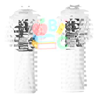 Alphabet Preschool Teacher Back To School T-Shirt - Monsterry