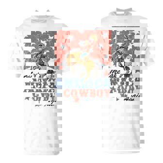 Make America Cowgirl Cowboy Again 4Th Of July Patriotic T-Shirt - Thegiftio UK