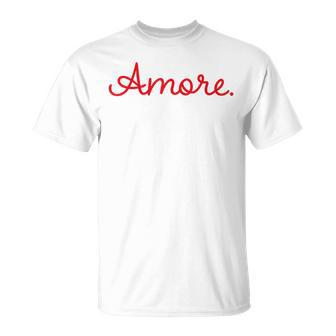Amore X Italia Meine Liebe Italienisch Amo T-Shirt - Geschenkecke