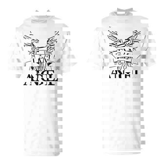 Angel Wings With Halo Fun T-Shirt - Geschenkecke
