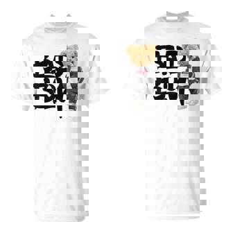Angry Bad Boystyle、クールなテディベア、バッドボーイグラフィックデザイン。 Tシャツ - Kawaiitshirt