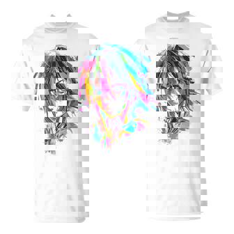 Anime Manga Pattern Illustration Colorful Anime Maglietta - Novitaregali