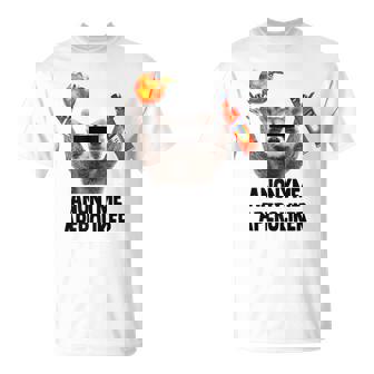 Anonyme Aperoliker X Waschbär Meme Racoon X Pedropritz T-Shirt - Geschenkecke