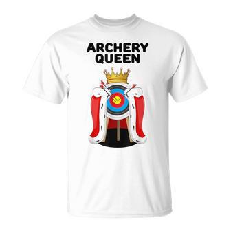Archery Queen Camisa De Jugador De Tiro Con Arco Para Tiro Con Arco Para Niñas Camiseta unisex - Regaloses