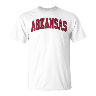 Arkansas Ar Vintage Athletic Sports Style 80S 90S T-Shirt - Thegiftio UK