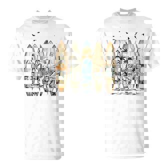 Atardecer Tropicalurf Aventuras Oceánicas Camiseta unisex - Regaloses