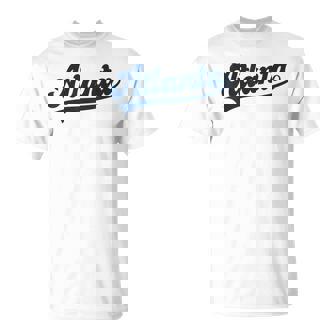 Atlanta Vintage Baseball Throwback Retro Atlanta T-Shirt - Thegiftio