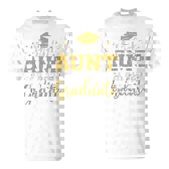 Aunt Senior 2025 Proud Aunt Of A Class Of 2025 Graduate T-Shirt | Mazezy