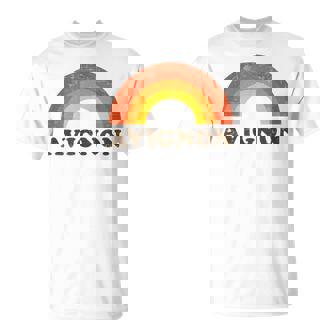 Avignon Rétrointageouvenir Deacances Arc-En-Cielieilli T-Shirt - Cadeauxyz
