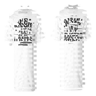Awesome Like My Daughters Fathers Day Dad T-Shirt - Monsterry