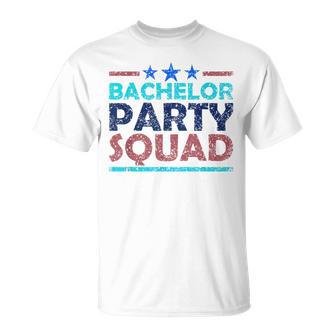Bachelor Party Squad Team Bride Groom T-Shirt - Cadeauxyz