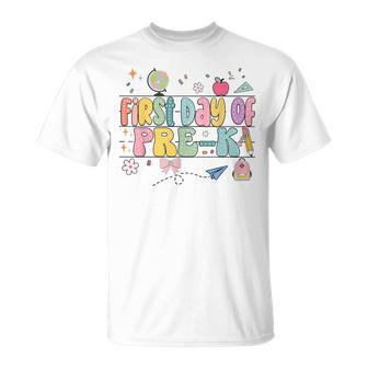 Back To School First Day Of Pre K Teacher Girls Boys T-Shirt - Thegiftio UK