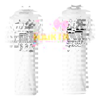 Back To School Hello Fourth Grade Teacher Coquette Bow T-Shirt - Thegiftio