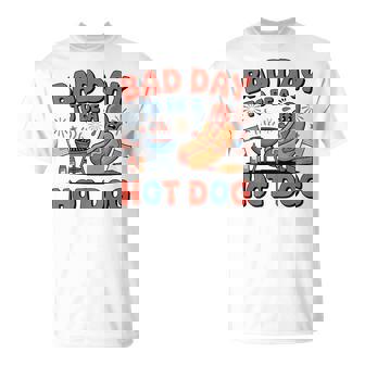 Bad Day To Be A Hotdog Fourth Of July Hot Dog 4Th Of July T-Shirt | Mazezy