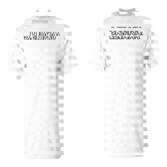 Balenaicana《ばれないかな》ホワイト 白 ロゴ【変なデザイン屋さん】ブランド パロディ 面白デザイン 長袖tシャツ Tシャツ - Kawaiitshirt