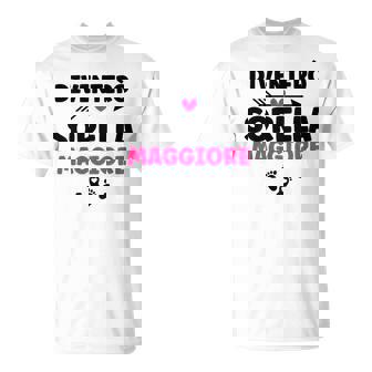 Bambino Diventeròorella Maggiore 2025 Bambina Annuncio Gravidanza Maglietta - Novitaregali