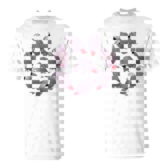 Bandada De Loros Grises Africanos Camiseta unisex - Regaloses