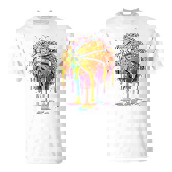 Basketball Ice Cream Drip For Boys Girls Youth Basketball T-Shirt | Mazezy