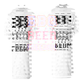 Bbq Beer Freedom Tシャツ - Kawaiitshirt