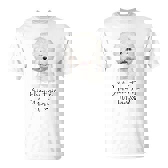 Bichon Frisé Dog Mom ビションフリーゼママかわいい子犬犬の所有者ビションフリーゼ犬 Tシャツ - Kawaiitshirt