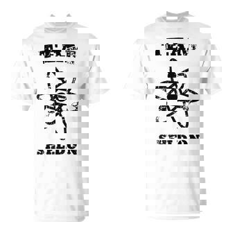 Big Bang Theory ロゴ チーム シェルドン アトム ライト Tシャツ - Kawaiitshirt