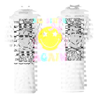 Big Sister Again Retro Big Sister Girls Toddlers T-Shirt - Thegiftio