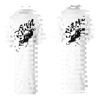 Bite Me 面白いフィッシャーマンフィッシングルアー Tシャツ - Kawaiitshirt