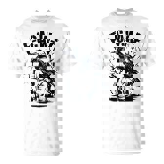 Black Crow F-Caw-F Black Bird T-Shirt - Monsterry
