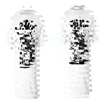 Black Crow F-Caw-F Black Bird T-Shirt - Thegiftio UK