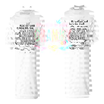 Blessed To Be Called Grammy Floral Mother's Day T-Shirt - Thegiftio