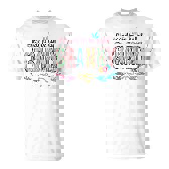 Blessed To Be Called Granny Floral Mother's Day T-Shirt | Mazezy