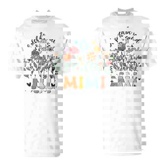 Blessed To Be Called Mimi Wildflower Floral Mother's Day T-Shirt | Mazezy