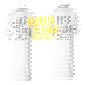 Blue And Gold Game Day Group High School Football T-Shirt - Monsterry