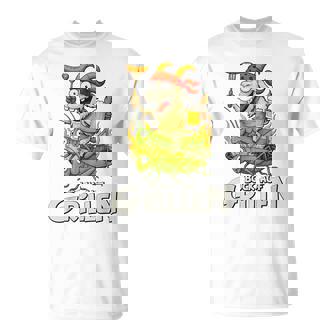 Bock Auf Grillen おもしろバーベキューアクセサリー ヤギ付きバーベキュー Tシャツ - Kawaiitshirt