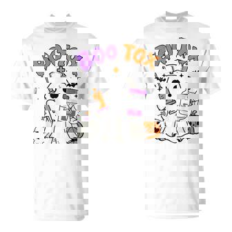 Boo Tox Nurse Ghost Filler Botox Halloween Aesthetic Nurse T-Shirt | Mazezy
