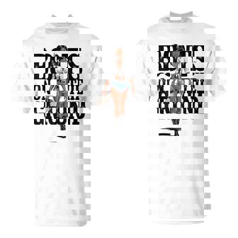 Boots On The Ground Black Cowgirl Melanin Women T-Shirt - Thegiftio