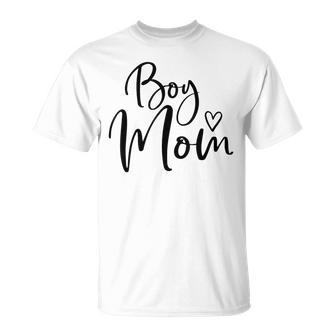 Boy Mom For Mother Mom Of Boys Mama T-Shirt - Thegiftio UK