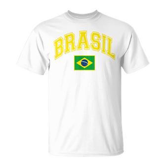 Brazil Brazilian Flag Brasil T-Shirt - Thegiftio UK