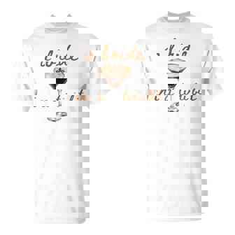 A Bride In A Tini Bit Coffee Style T-Shirt - Thegiftio UK