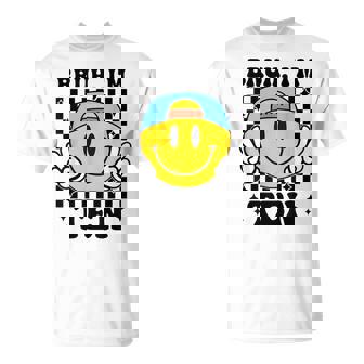 Bruh I'm Ten 10 10Th Birthday Groovy Boys Girls 10 Years Old T-Shirt - Thegiftio UK