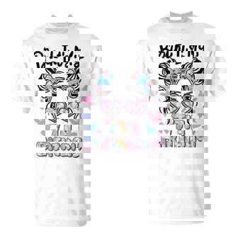 Bruh It's My 7Th Birthday レトロ キッズ 7歳 誕生日 女の子 長袖tシャツ Tシャツ - Kawaiitshirt