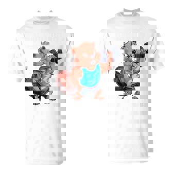 Bóbr Kurwa Gym Fitness Meme ボディービルダー&パンパー 長袖tシャツ Tシャツ - Kawaiitshirt