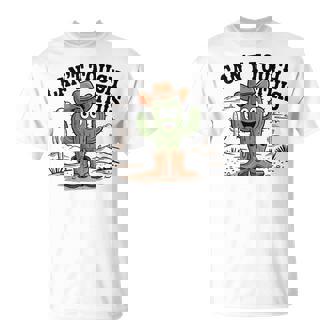 Can't Touch This Cactus Cowboy ウエスタンカートゥーン ユーモア Tシャツ - Kawaiitshirt